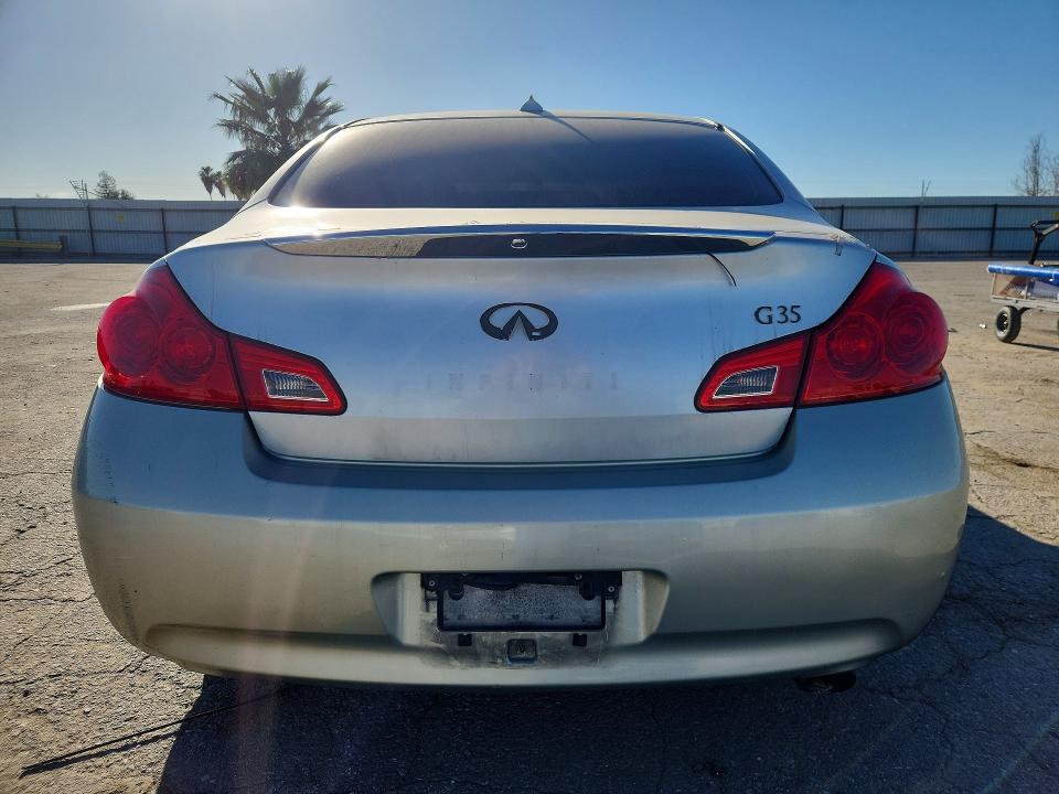 2008 Infiniti G35 VIN JNKBV61E18M213632 COPART salvage auction — MISSING/ALTERED VIN, SC, sold $550 on 2026-07-10 (photo 6)