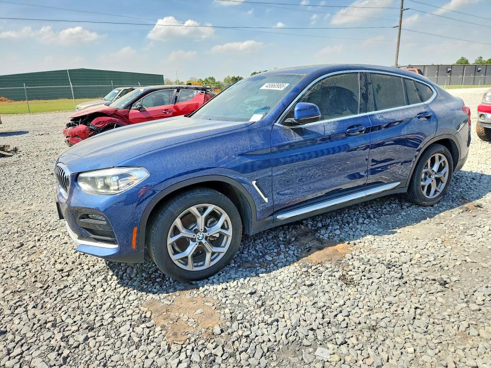 2020 BMW X4 VIN 5UX2V1C02L9B53802 — COPART salvage auction photo