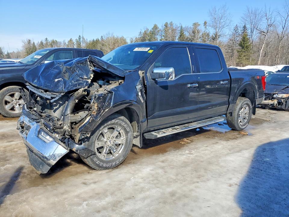 2021 Ford F150 VIN 1FTFW1E80MFB14760 COPART salvage auction — FRONT END, On - Permit Salvage, sold $200 on 2026-08-20 (photo 1)