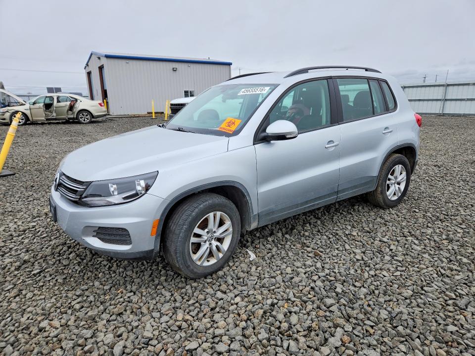 2017 Volkswagen Tiguan VIN WVGBV7AX5HK017287 COPART salvage auction — FRONT END, Va - Certificate Of Title, sold $1,800 on 2026-07-29 (photo 1)