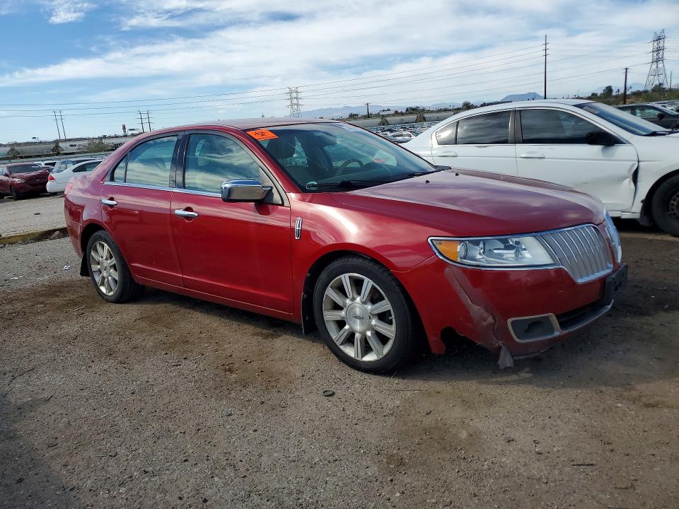 2010 Lincoln townhouse Mkz VIN 3LNHL2GC6AR634965 COPART salvage auction — FRONT END, AZ - CERTIFICATE OF TITLE, sold $975 on 2026-07-27 (photo 4)