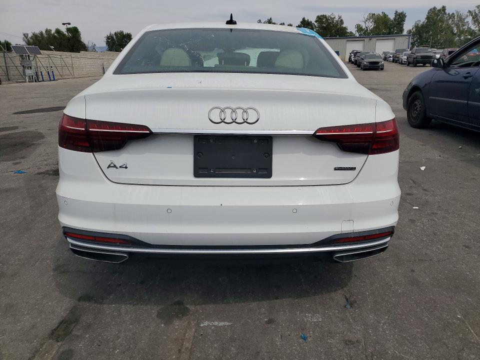2024 Audi A4 VIN WAUEAAF42RN006754 COPART salvage auction — FRONT END, Tn - Non-Repairable Certificate, sold $3,750 on 2026-07-29 (photo 6)