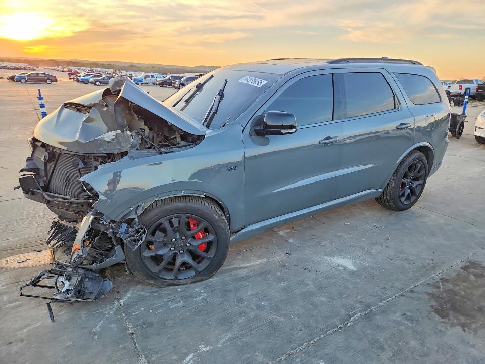 2023 Dodge Durango VIN 1C4SDJGJ7PC576226 COPART salvage auction — FRONT END, Tx - Certificate Of Title, sold $12,900 on 2026-07-09 (photo 1)