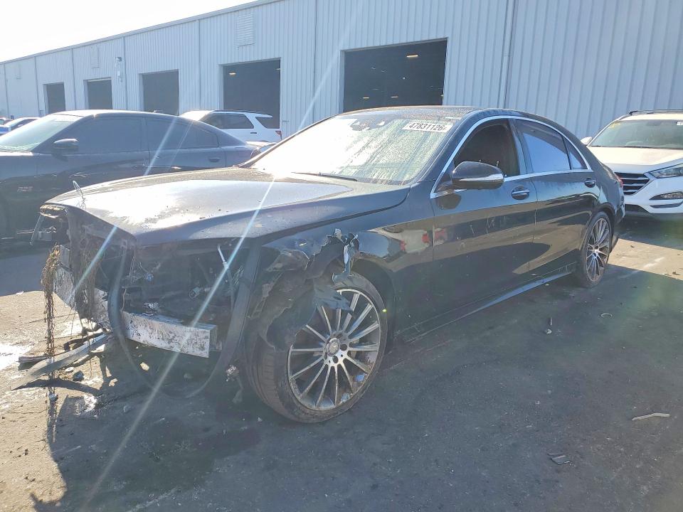 2017 Mercedes-benz S class VIN WDDUG8CB6HA283685 COPART salvage auction — FRONT END, Fl - Cert Of Title Slvg Rebuildable, sold $6,500 on 2026-07-28 (photo 1)