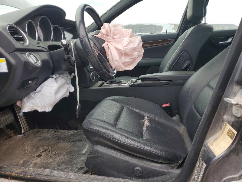 2013 Mercedes-benz C class VIN WDDGF8AB1DR268218 COPART salvage auction — FRONT END, Ia - Cert Of Title-Salvage Title, sold $100 on 2026-07-28 (photo 7)