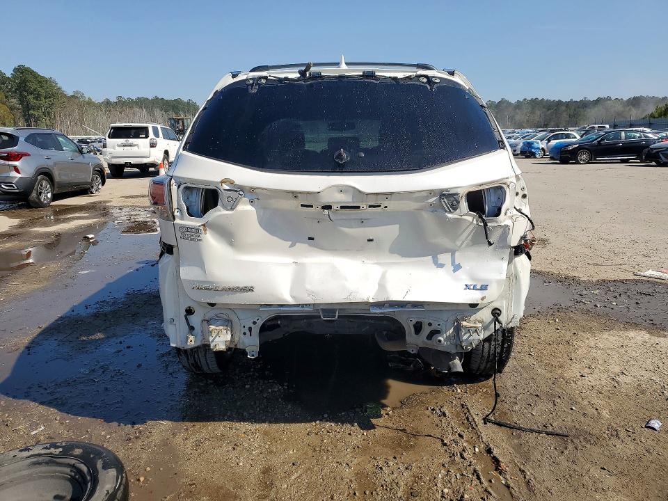 2015 Toyota Highlander VIN 5TDKKRFH9FS088136 COPART salvage auction — REAR END, Ms - Cert Of Title-Salvaged, sold $7,400 on 2026-07-27 (photo 6)