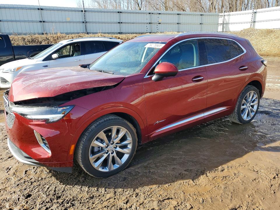 2023 Buick Envision VIN LRBFZSR41PD153408 COPART salvage auction — FRONT END, Mi - Cert Of Title-Salvage Vehicle, sold $11,800 on 2026-07-01 (photo 1)