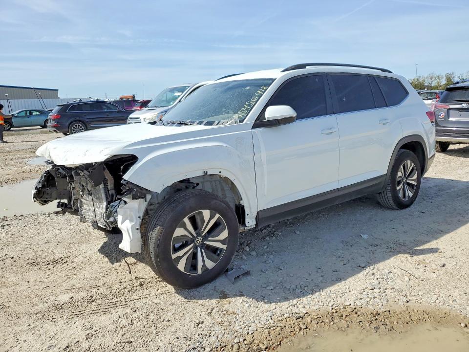 2025 Volkswagen Atlas VIN 1V2DR2CA3SC553376 COPART salvage auction — FRONT END, Tx - Certificate Of Title, sold $12,600 on 2026-07-09 (photo 1)
