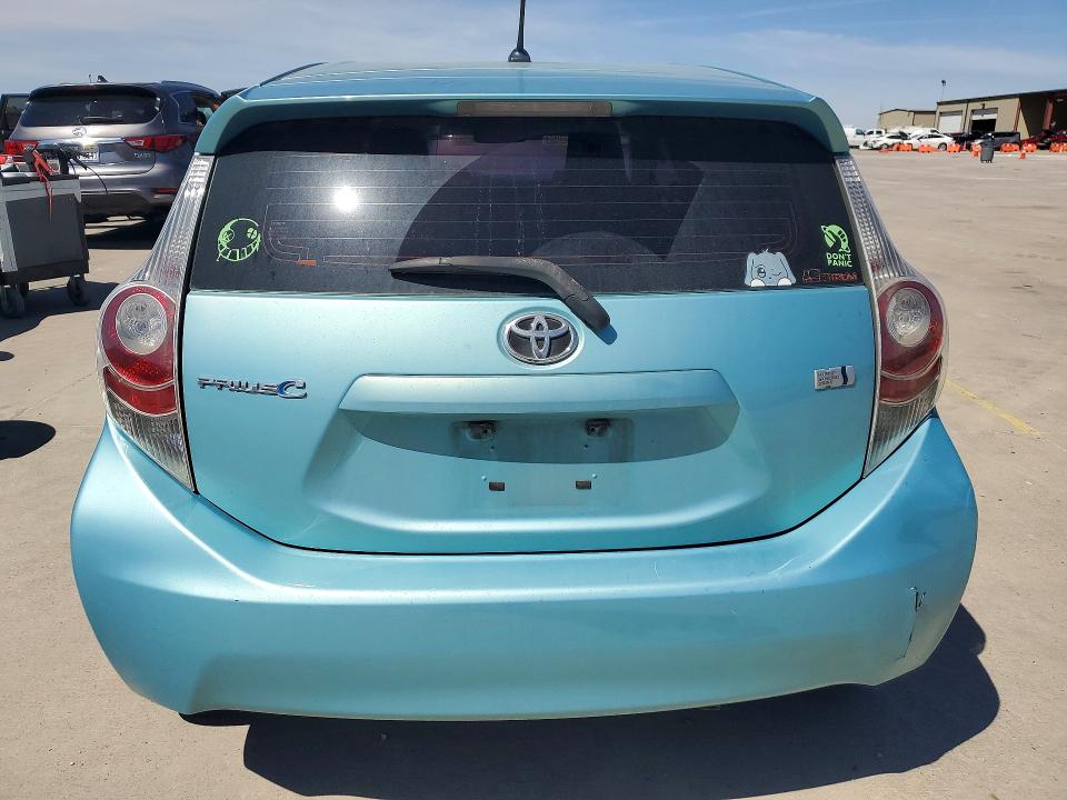 2013 Toyota Prius VIN JTDKDTB33D1054981 COPART salvage auction — FRONT END, ID - SALVAGE CERTIFICATE OF TITLE, sold $1,550 on 2026-07-02 (photo 6)