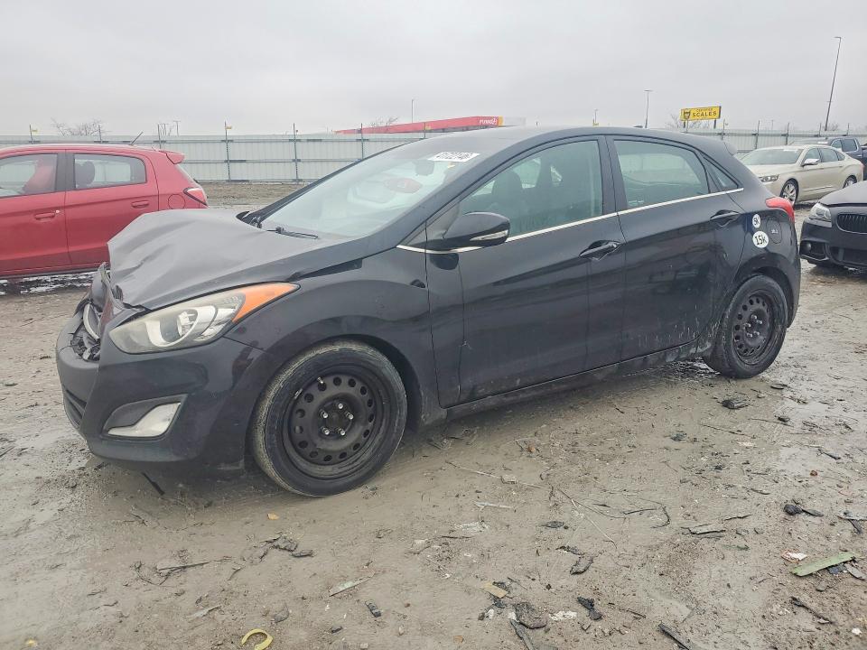 2014 Hyundai Elantra VIN KMHD35LH2EU177376 COPART salvage auction — FRONT END, IL - SALVAGE CERTIFICATE, sold $600 on 2026-07-08 (photo 1)