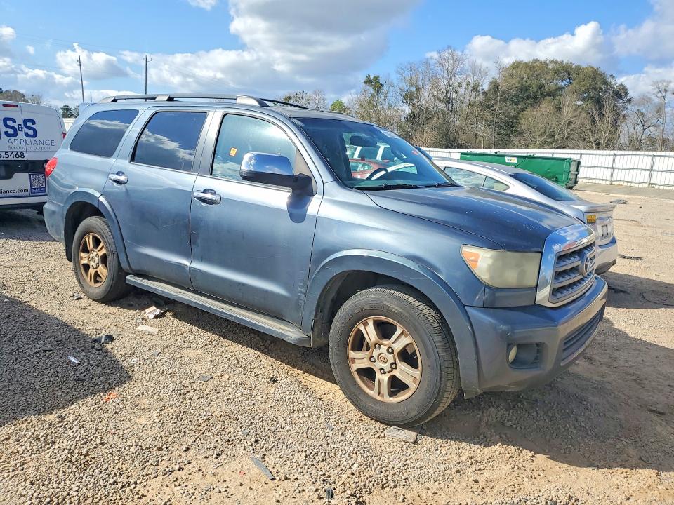 2008 Toyota Sequoia VIN 5TDZY68A48S004528 COPART salvage auction — MINOR DENT/SCRATCHES, Al - Certificate Of Title (P), sold $2,750 on 2026-07-07 (photo 4)
