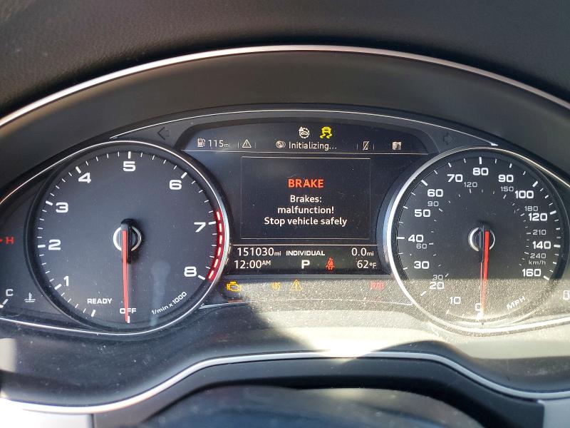 2018 Audi Q7 VIN WA1LHAF75JD002749 COPART salvage auction — FRONT END, Tx - Certificate Of Title, sold $5,100 on 2026-07-06 (photo 9)