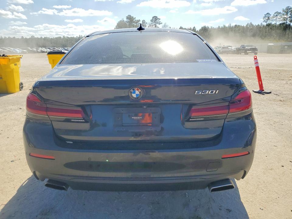 2021 BMW 530 VIN WBA53BH05MWX00934 COPART salvage auction — FRONT END, Sc - Cert Of Title-Salvage, sold $11,500 on 2026-07-06 (photo 6)