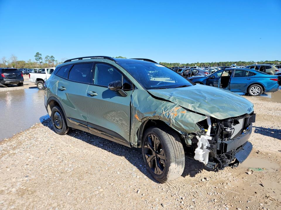 2025 Kia Sportage VIN 5XYK6CDFXSG319250 COPART salvage auction — FRONT END, Al - Cert Of Title-Salvage Title, sold $9,300 on 2026-07-10 (photo 4)