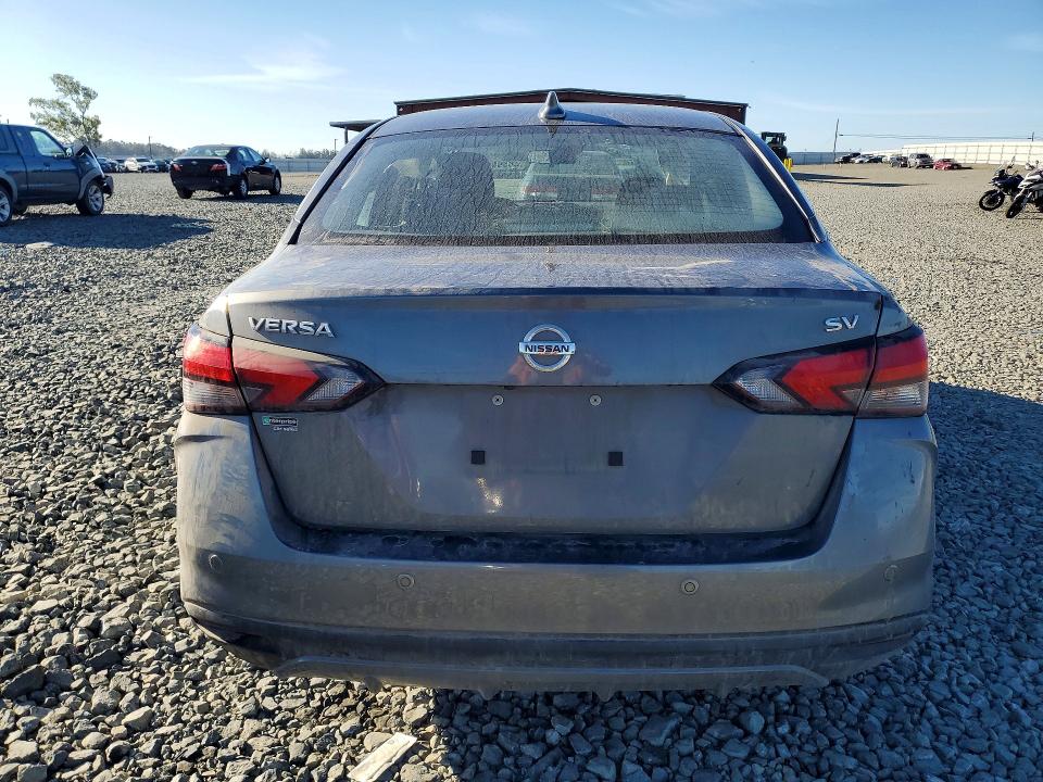 2021 Nissan Versa VIN 3N1CN8EV8ML850844 COPART salvage auction — FRONT END, Ca - Salvage Certificate, sold $2,950 on 2026-07-09 (photo 6)