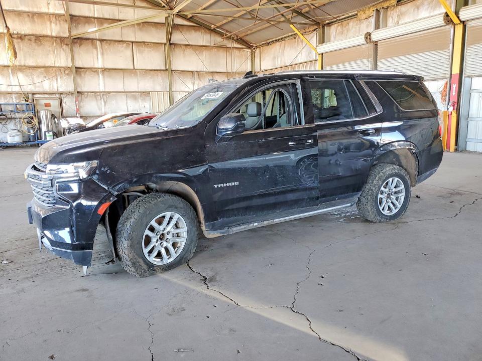 2021 Chevrolet Tahoe VIN 1GNSKNKD1MR360175 COPART salvage auction — FRONT END, Az - Cert Of Title- Non Repair, sold $9,200 on 2026-07-29 (photo 1)
