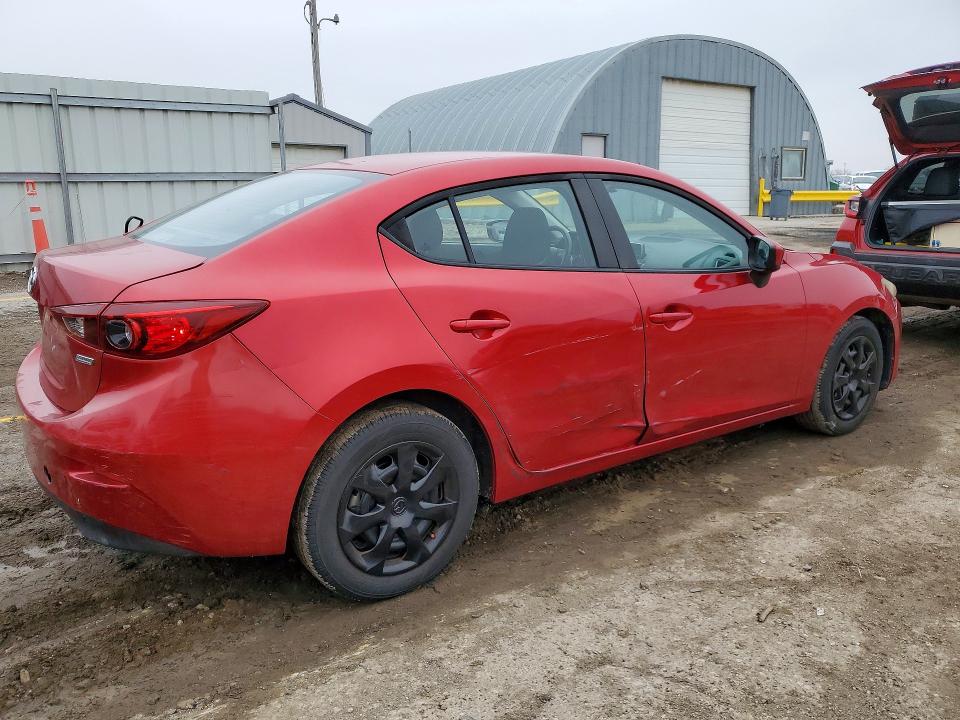 2014 Mazda 3 VIN JM1BM1U70E1203370 COPART salvage auction — SIDE, Ks - Cert Of Title-Salvage, sold $175 on 2026-07-22 (photo 3)
