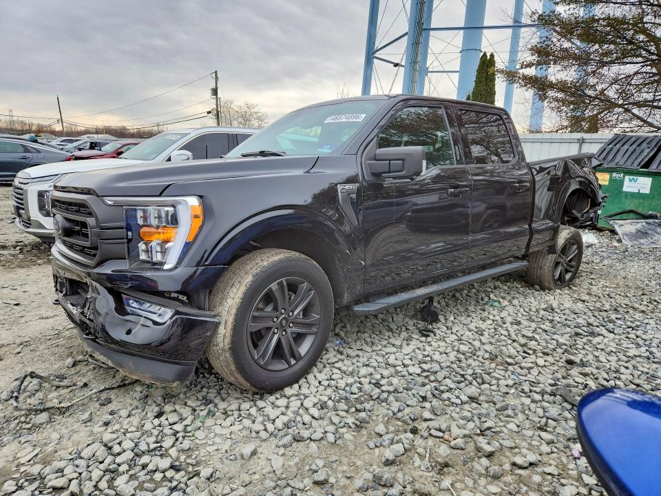 2021 Ford F150 VIN 1FTFW1E86MFB90693 COPART salvage auction — REAR END, Nj - Cert Of Title-Salvage, sold $7,900 on 2026-07-22 (photo 1)
