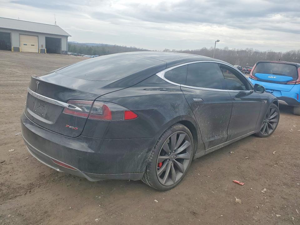 2015 Tesla Model s VIN 5YJSA1E43FF118352 COPART salvage auction — FRONT END, Pa - Certificate Of Salvage, sold $3,450 on 2026-07-09 (photo 3)