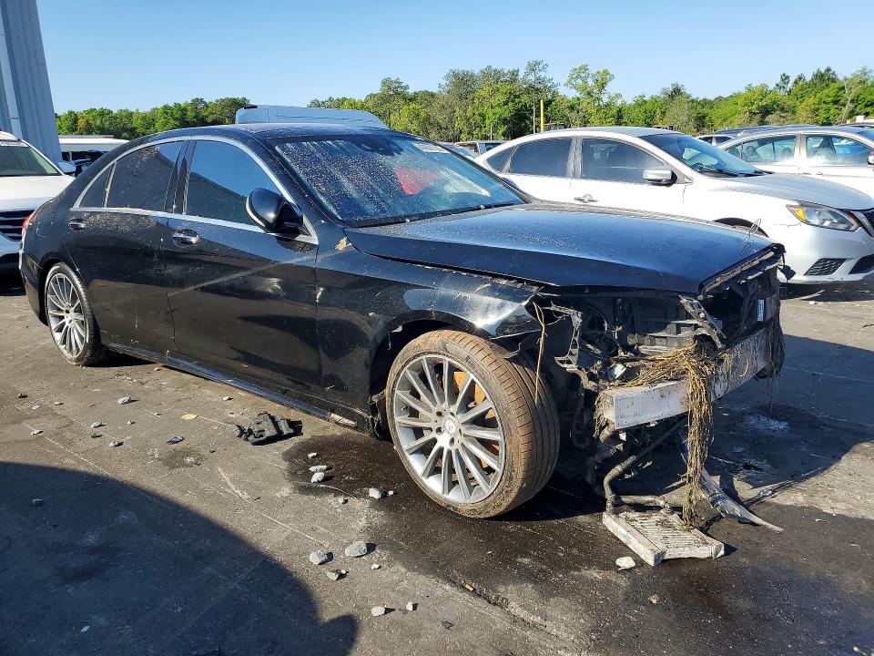 2017 Mercedes-benz S class VIN WDDUG8CB6HA283685 COPART salvage auction — FRONT END, Fl - Cert Of Title Slvg Rebuildable, sold $6,500 on 2026-07-28 (photo 4)