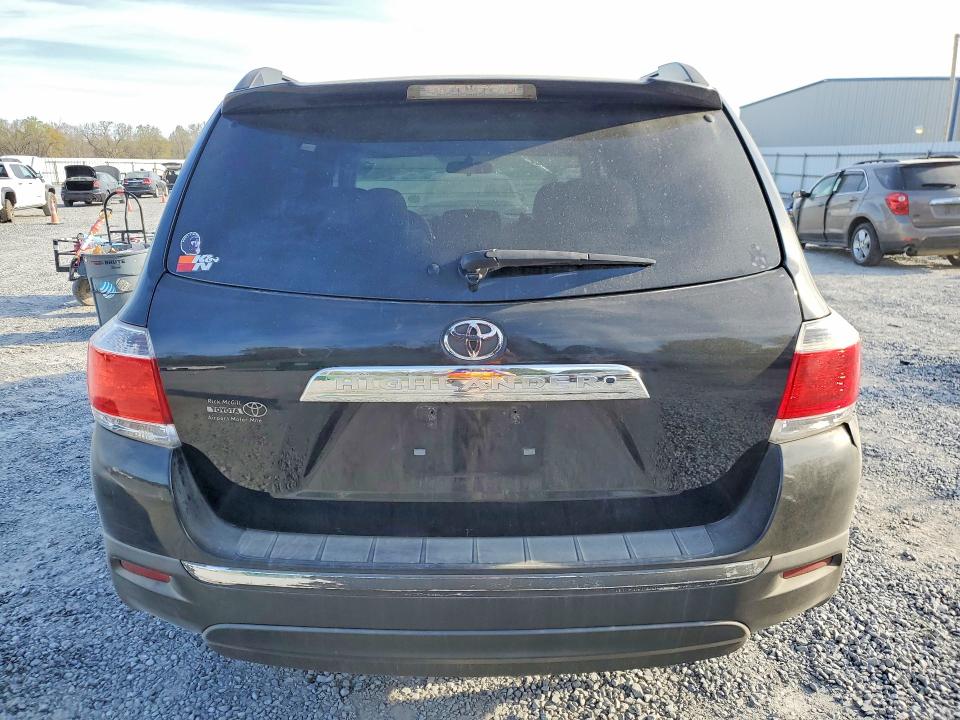 2013 Toyota Highlander VIN 5TDZK3EH2DS136957 COPART salvage auction — FRONT END, Nc - Salvage Certificate Of Title, sold $5,100 on 2026-07-08 (photo 6)
