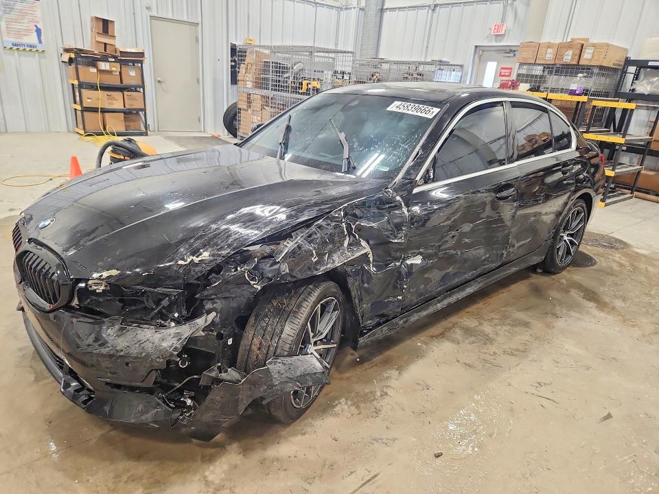 2019 BMW 3 series VIN WBA5R1C53KAK12801 COPART salvage auction — FRONT END, In - Certificate Of Title, sold $4,800 on 2026-07-16 (photo 1)