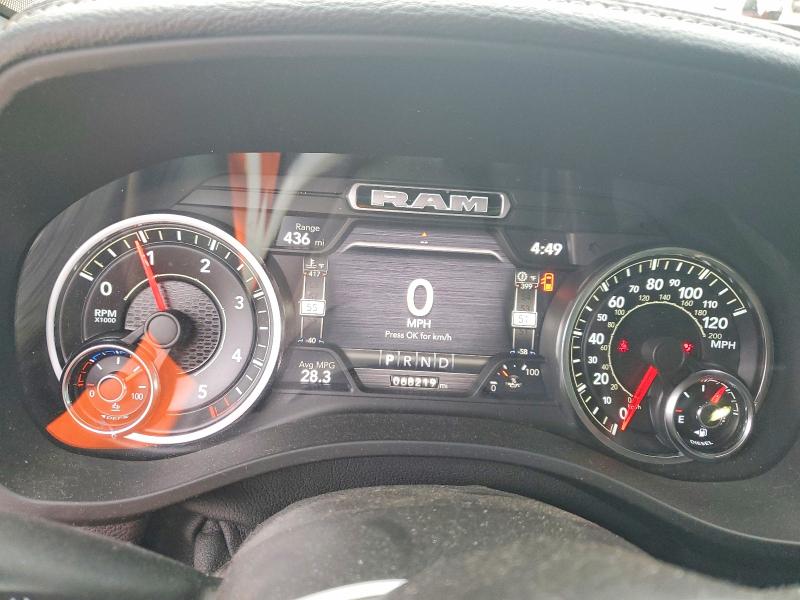 2022 Ram 1500 VIN 1C6RREJM1NN100993 COPART salvage auction — FRONT END, Sc - Cert Of Title-Salvage, sold $10,100 on 2026-07-03 (photo 9)
