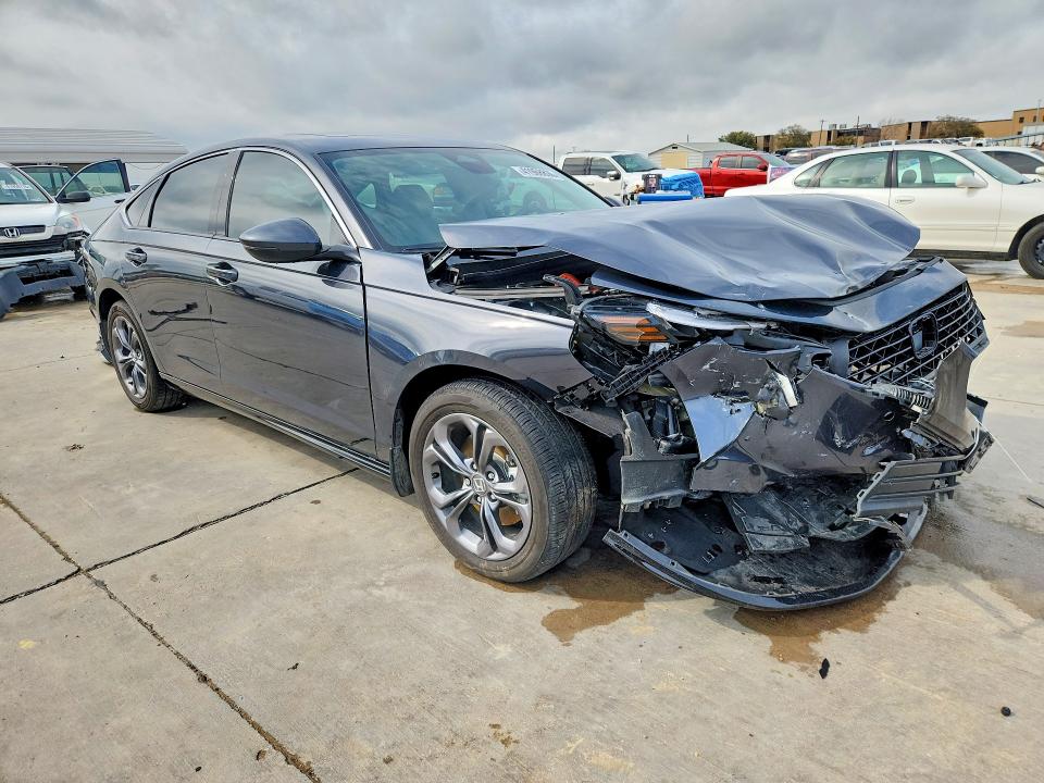 2024 Honda Accord VIN 1HGCY2F61RA074100 COPART salvage auction — Front End, TX - CERTIFICATE OF TITLE, sold $4,400 on 2026-07-09 (photo 4)