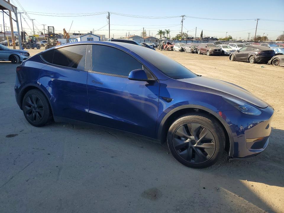 2024 Tesla Model y VIN 7SAYGDED7RF120574 COPART salvage auction — FRONT END, Ca - Salvage Certificate, sold $12,700 on 2026-07-20 (photo 4)