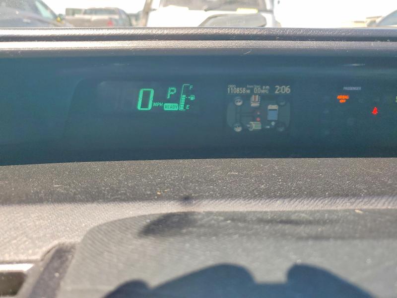 2013 Toyota Prius VIN JTDKDTB33D1054981 COPART salvage auction — FRONT END, ID - SALVAGE CERTIFICATE OF TITLE, sold $1,550 on 2026-07-02 (photo 9)