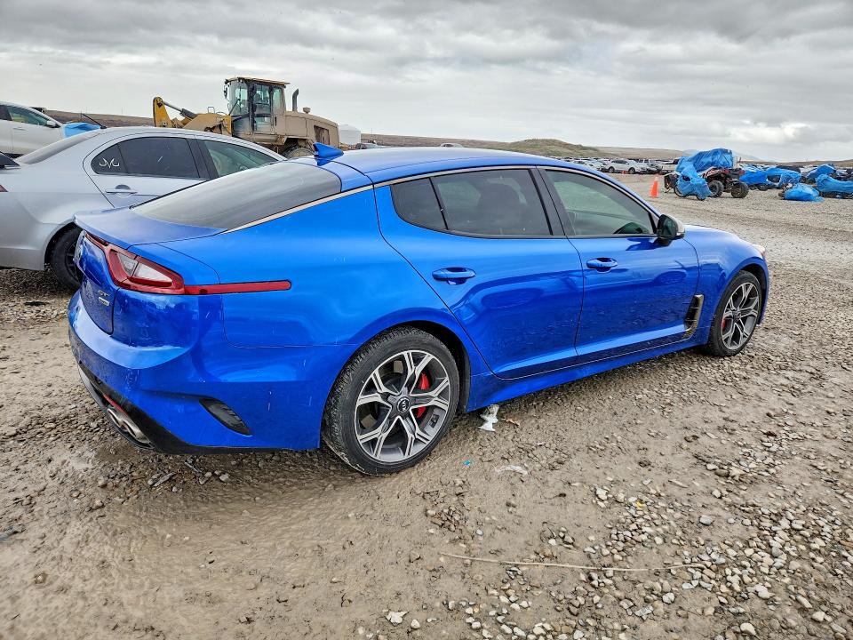 2019 Kia Stinger VIN KNAE35LC6K6045490 COPART salvage auction — SIDE, Wy - Cert Of Title-Salvage, sold $175 on 2026-07-02 (photo 3)