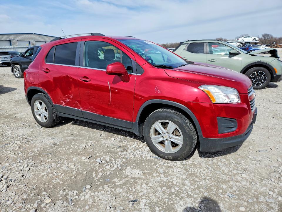 2015 Chevrolet Trax VIN KL7CJRSB1FB061638 COPART salvage auction — SIDE, IL - SALVAGE CERTIFICATE, sold $1,300 on 2026-07-06 (photo 4)