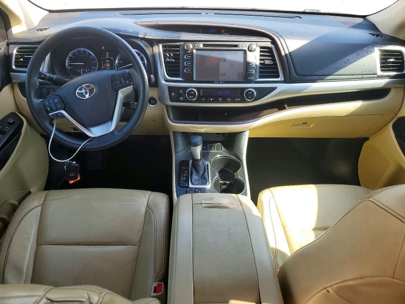 2015 Toyota Highlander VIN 5TDKKRFH9FS088136 COPART salvage auction — REAR END, Ms - Cert Of Title-Salvaged, sold $7,400 on 2026-07-27 (photo 8)