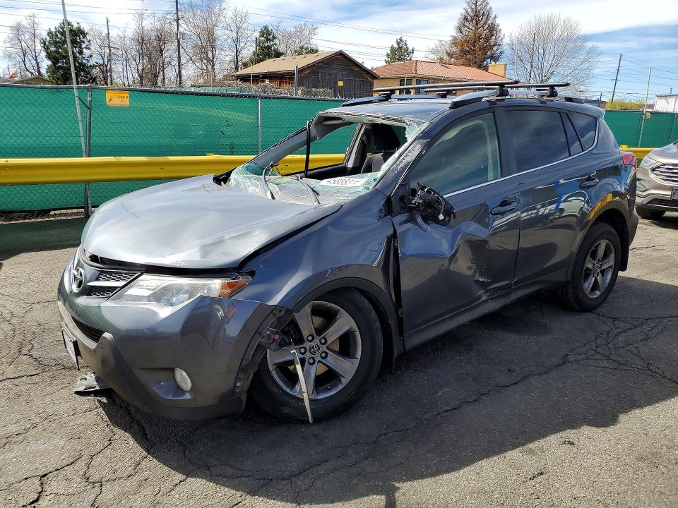 2015 Toyota Rav4 VIN JTMRFREV5FD165333 COPART salvage auction — FRONT END, Co - Salvage Title, sold $1,850 on 2026-07-09 (photo 1)