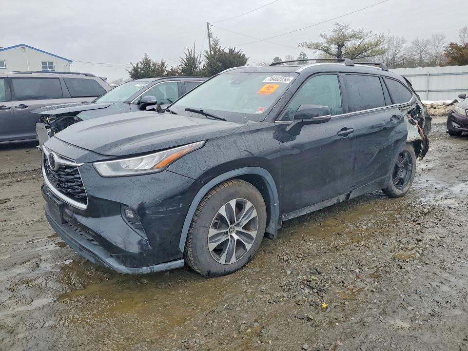 2020 Toyota Highlander VIN 5TDHZRBH8LS503177 COPART salvage auction — REAR END, In - Certificate Of Title, sold $11,900 on 2026-07-20 (photo 1)