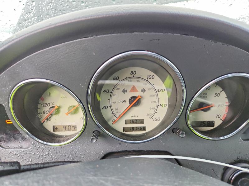 1999 Mercedes-benz Slk-class VIN WDBKK47FXXF121936 COPART salvage auction — MINOR DENT/SCRATCHES, NY - CERTIFICATE OF TITLE, sold $450 on 2026-07-27 (photo 9)