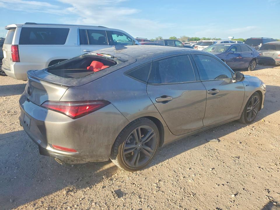 2025 Acura Integra VIN 19UDE4H38SA014008 COPART salvage auction — HAIL, Tx - Certificate Of Title, sold $4,750 on 2026-07-02 (photo 3)