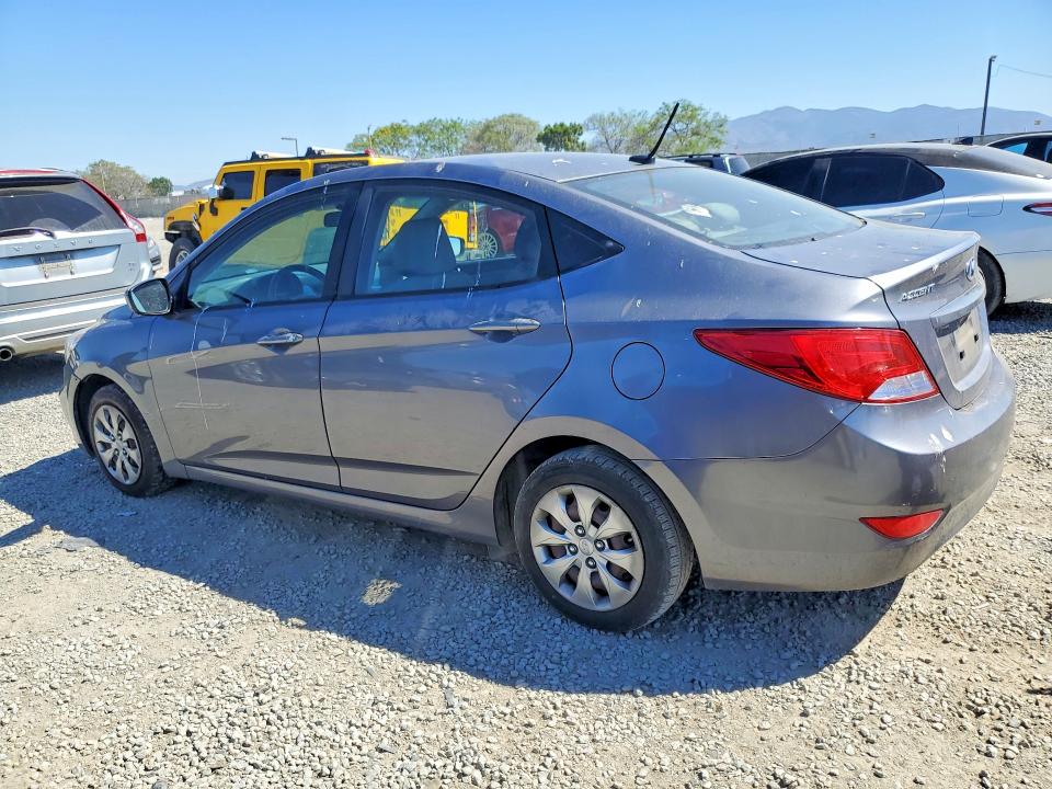 2017 Hyundai Accent VIN KMHCT4AE0HU183292 COPART salvage auction — FRONT END, Ca - Dis/Dlr/Exp Only Clean Title, sold $1,450 on 2026-07-31 (photo 2)