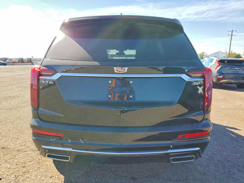 2025 Cadillac Xt6 VIN 1GYKPCRS4SZ116725 COPART salvage auction — REAR END, AZ - CERTIFICATE OF TITLE (P), sold $325 on 2026-07-30 (photo 6)