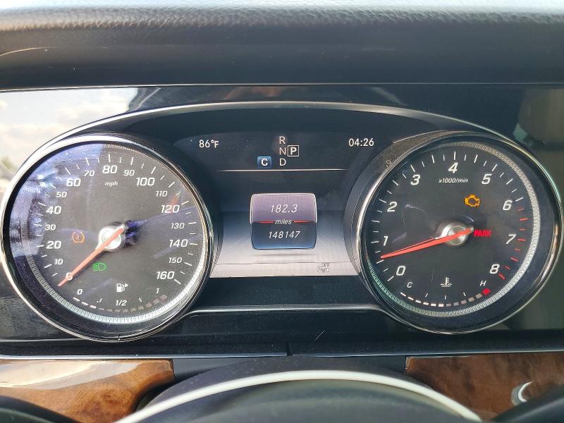 2017 Mercedes-benz E-class VIN WDDZF4KB8HA225712 COPART salvage auction — MINOR DENT/SCRATCHES, Tx - Certificate Of Title (P), sold $7,600 on 2026-07-24 (photo 9)