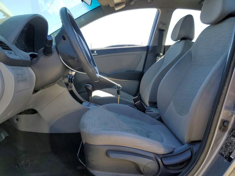 2017 Hyundai Accent VIN KMHCT4AE0HU183292 COPART salvage auction — FRONT END, Ca - Dis/Dlr/Exp Only Clean Title, sold $1,450 on 2026-07-31 (photo 7)
