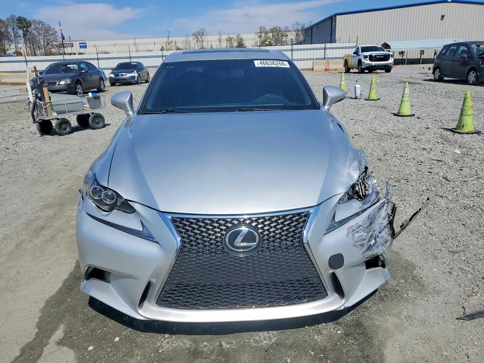 2014 Lexus Is VIN JTHBF1D22E5025158 COPART salvage auction — FRONT END, Sc - Cert Of Title-Salvage, sold $3,750 on 2026-07-06 (photo 5)