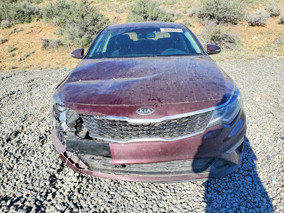 2019 Kia Optima VIN 5XXGT4L32KG325561 COPART salvage auction — FRONT END, Nv - Salvage Title, sold $2,750 on 2026-07-02 (photo 5)