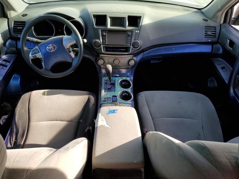 2013 Toyota Highlander VIN 5TDZK3EH2DS136957 COPART salvage auction — FRONT END, Nc - Salvage Certificate Of Title, sold $5,100 on 2026-07-08 (photo 8)