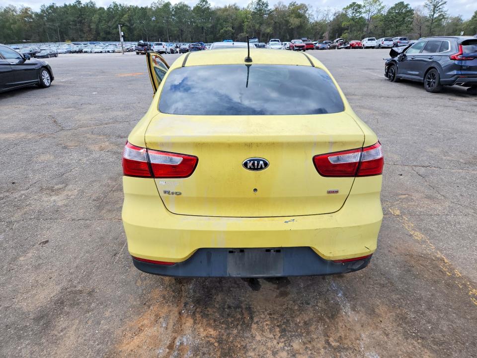 2016 Kia Rio VIN KNADM4A32G6681854 COPART salvage auction — FRONT END, AL - CERT OF TITLE-PARTS ONLY SALVG, sold $725 on 2026-07-27 (photo 6)