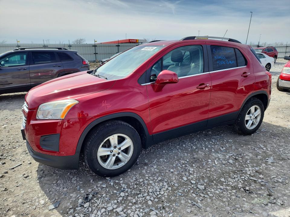 2015 Chevrolet Trax VIN KL7CJRSB1FB061638 COPART salvage auction — SIDE, IL - SALVAGE CERTIFICATE, sold $1,300 on 2026-07-06 (photo 1)