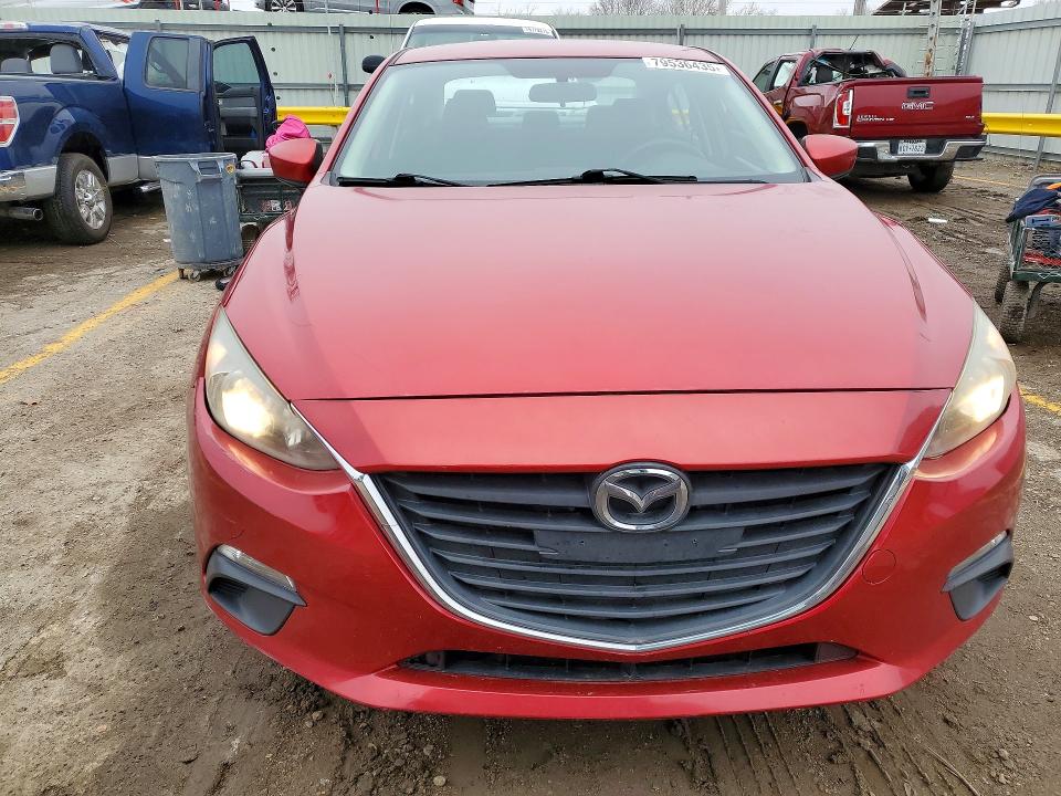 2014 Mazda 3 VIN JM1BM1U70E1203370 COPART salvage auction — SIDE, Ks - Cert Of Title-Salvage, sold $175 on 2026-07-22 (photo 5)