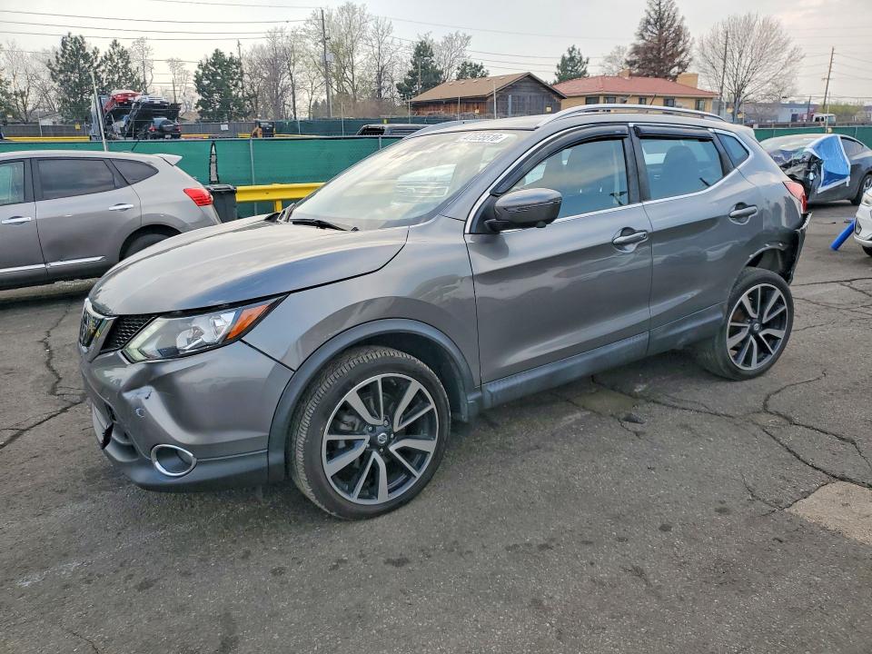 2018 Nissan Rogue VIN JN1BJ1CR9JW261537 COPART salvage auction — REAR END, CO - PUBLIC - SALVAGE TITLE, sold $2,100 on 2026-07-02 (photo 1)