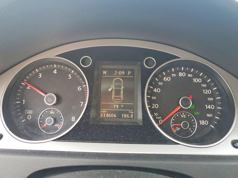 2011 Volkswagen Cc VIN WVWMN7AN4BE710983 COPART salvage auction — UNDERCARRIAGE, IN - BILL OF SALE - PARTS ONLY, sold $500 on 2026-07-31 (photo 9)