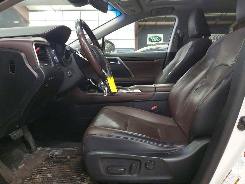 2018 Lexus Rx350 VIN JTJDZKCA9J2004834 COPART salvage auction — FRONT END, Ny - Certificate Of Title (P), sold $17,500 on 2026-07-08 (photo 7)